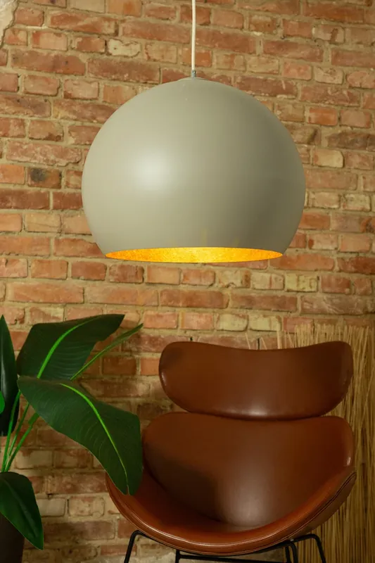 Lampă suspendată Sigma MARGO 1xE27 bej 46 cm SKU 41090 Ofertă limitată