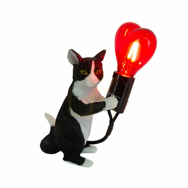 Discount Lampă de birou Gato Cat negru TL0103