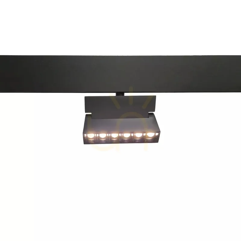 Kaper 6W Magnet Line LED lampă spot negru TLV-07-06 Livrare rapidă