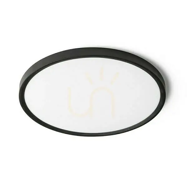 Discount Plafond Lana 40 Suprafață plastic negru 230 V Led 32 W 3000 K 4000 6000