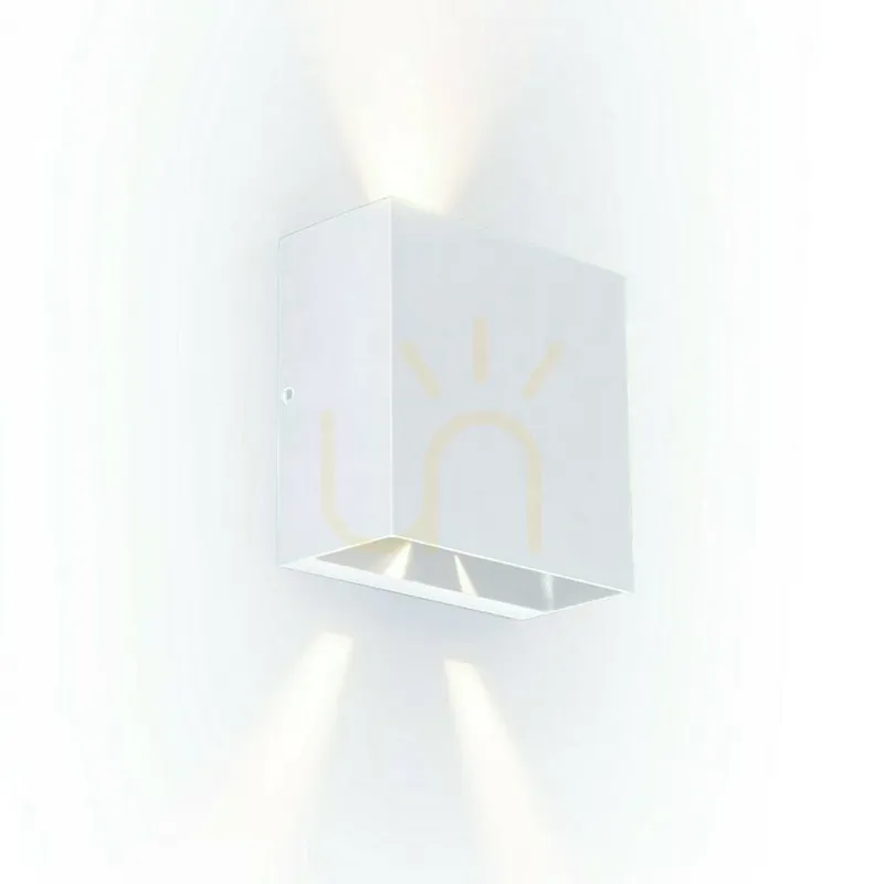 Lampă de perete exterior LED Lutec Gemini Beam alb 10W 400lm 3000K 5104003032 Ofertă exclusivă