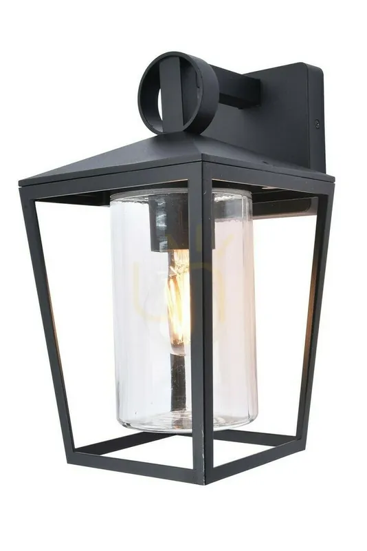 Reducere specială Lampă de perete exterior Lutec WEST 5207901012 negru aluminiu/sticlă