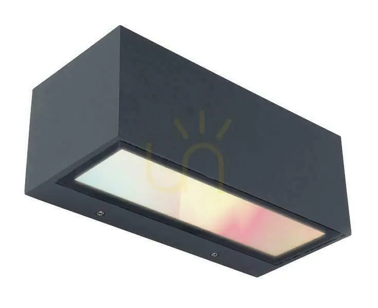 Lampă de perete exterior LED Lutec GEMINI 5189120118 antracit 17W IP54 Cel mai vândut