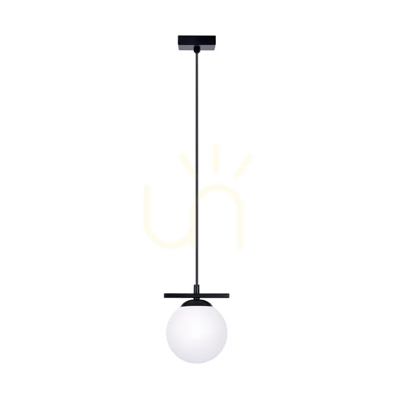 Bestseller Lampă suspendată Zuma Line GLOBE 1207 negru 1xE14