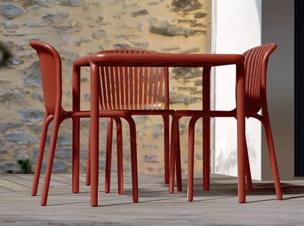 ? Set mobilier de grădină FERNE - 4 scaune + masă de terasă ?☀️ Premium