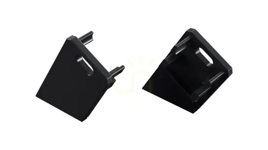 ALU plug LUMINES Sono negru lăcuit dreapta cu gaură Ofertă de sezon