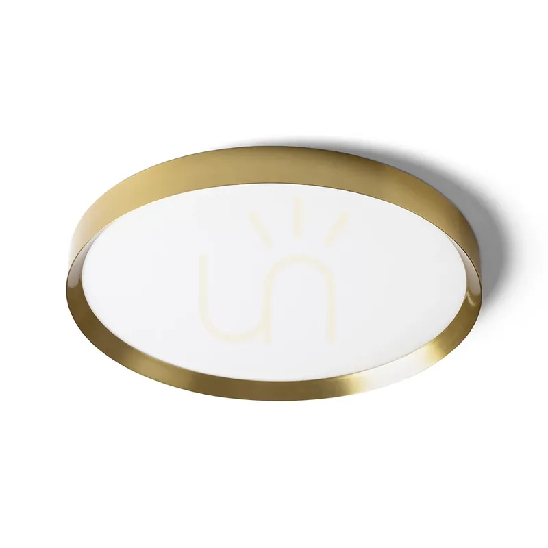 Chilipir Plafond Rendl R14310 Solen Lampă de plafon cu led, rotundă, alamă periat