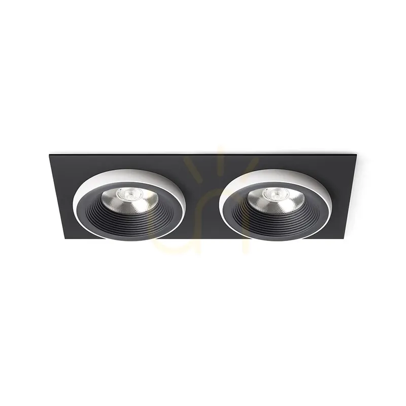 Vezi acum Rendl Corpuri de iluminat încastrate R14585 Sharm Led Lampă încastrată, seturi alb/negru