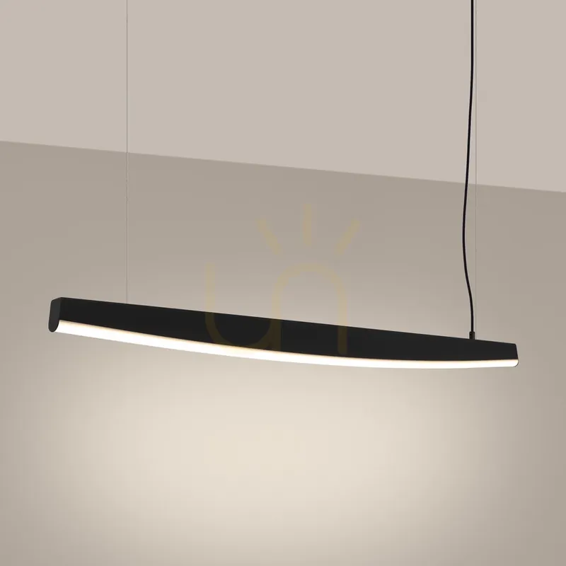 JORUN 80 negru LED 3000K Sollux lampă suspendată Preț redus
