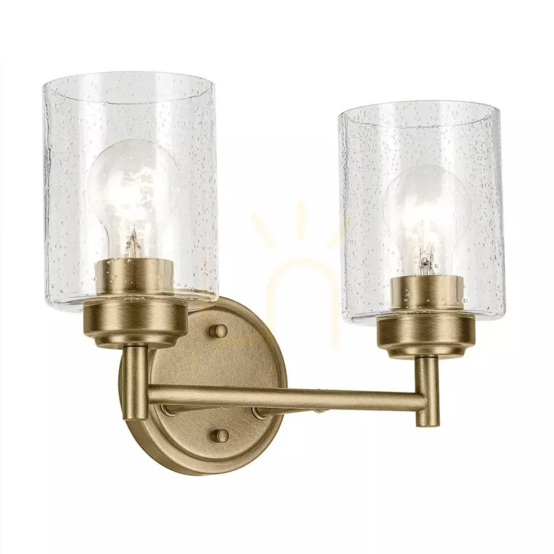 Winslow lampă de perete - 2 surse de lumină - alamă naturală Elstead Cumpără acum