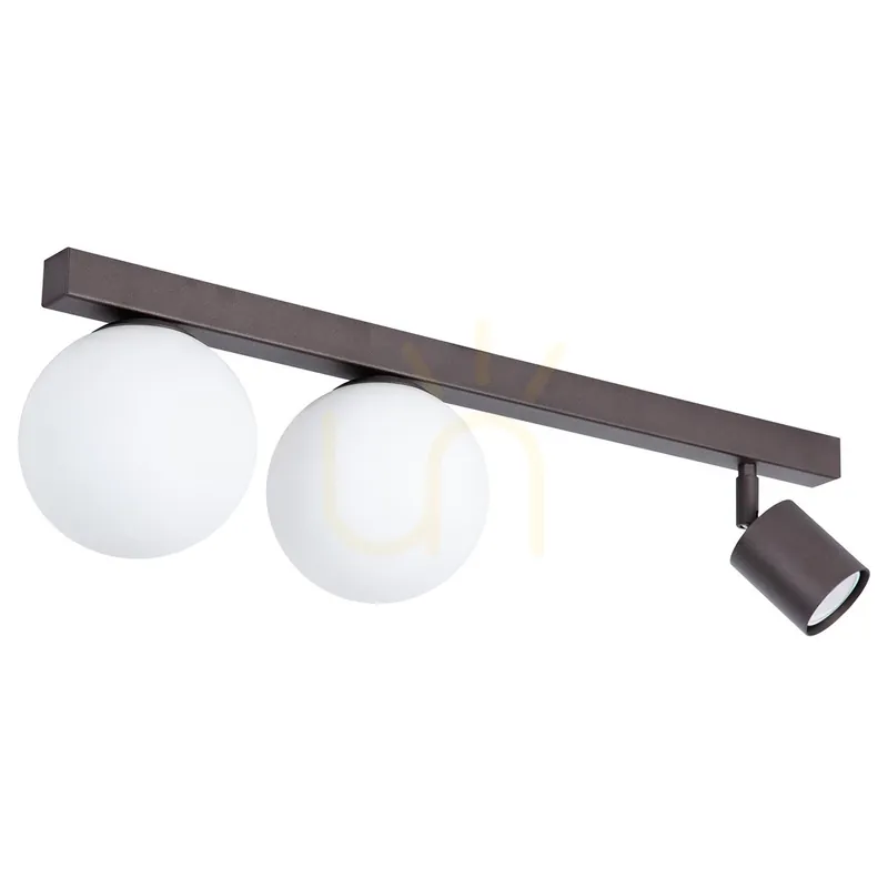 Plafonieră Sigma TAVIRA 3xG9 bronz maro sticlă 60 cm SKU 41267 Ofertă limitată