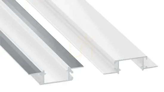 Comandă acum Profil LED LUMINES tip ZATI lăcuit alb fără perforații 1 m