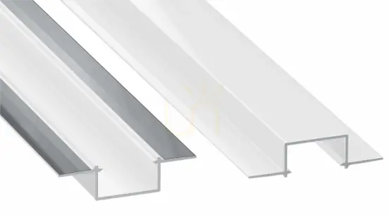 Ultima șansă Profil LED LUMINES tip HIRO lăcuit alb fără perforații 2 m