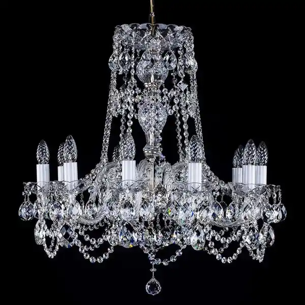 Candelabru Cristal Bohemia Exclusive 10 brate, diam. 67cm DONATELA X. CE Ieftin
