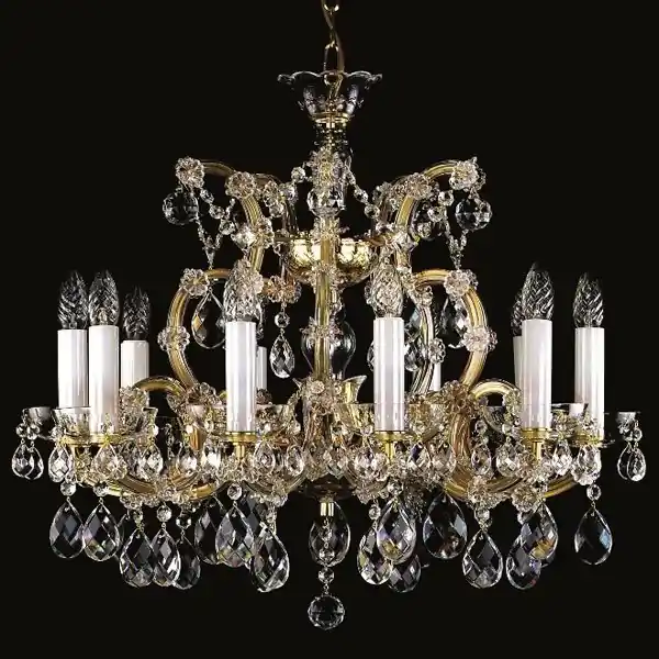 Candelabru Cristal Bohemia Exclusive 10 brate, diam.65cm MARIA TEREZIA 13 CE Cumpărături sigure