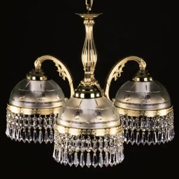 Retur ușor Lustra cu 3 brate Cristal Bohemia Exclusive CASSANDRA III.