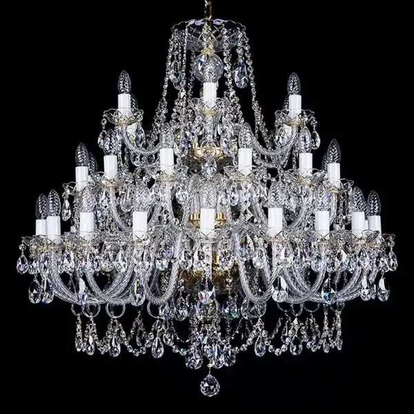 Retur gratuit Candelabru XXL Cristal Bohemia Exclusive 36 brate, Andrea XXXVI CE