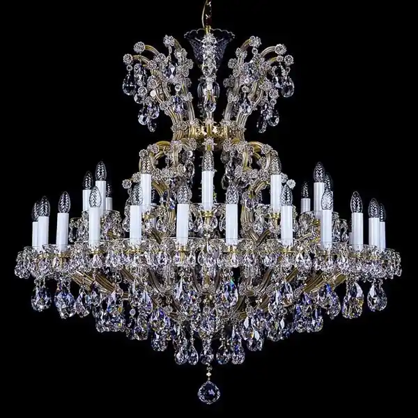 Candelabru Cristal Bohemia Exclusive 36 brate, diam.120cm MARIA TEREZIA 37 CE Plată securizată