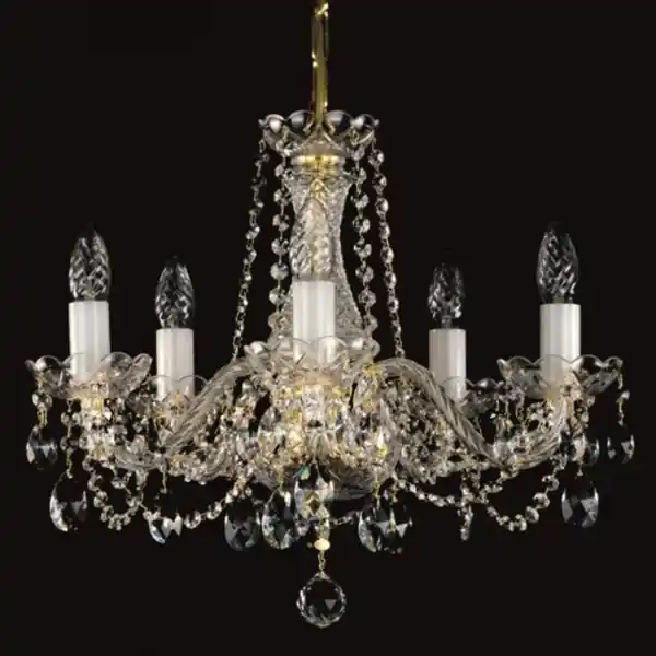 Doar azi Candelabru Cristal Bohemia Exclusive 5 brate Radka V CE
