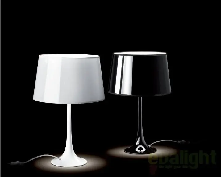Preț redus Veioza, lampa de masa moderna, finisaj alb sau negru, H-45cm, Joker 4380 Massmi Iluminacion