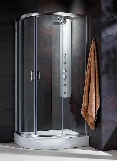 Cabina de dus asimetrica, crom lucios, Radaway seria Premium Plus E 1900 Premium