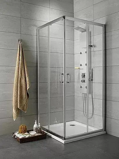 Cabina de dus patrata, crom lucios, Radaway seria Premium Plus C Ofertă exclusivă