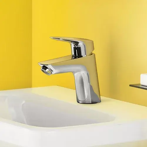 Baterie lavoar monocomanda, cu ventil pop-up, Hansgrohe seria Logis 70 71070000 Plată sigură