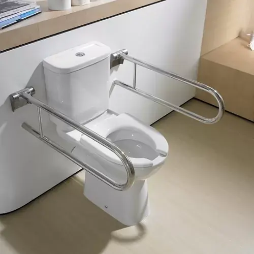 Set vas wc cu rezervor, scurgere verticala, pentru persoanele cu dizabilitati, Roca Access 342237000+341230000 Ofertă exclusivă