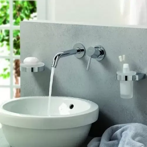 Cel mai bun preț Baterie lavoar de perete monocomanda cu 2 treceri KLUDI seria BOZZ 382450576