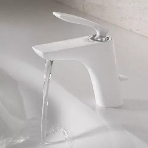 Reducere de preț Baterie lavoar monocomanda alba DN 10 KLUDI seria BALANCE 520269175