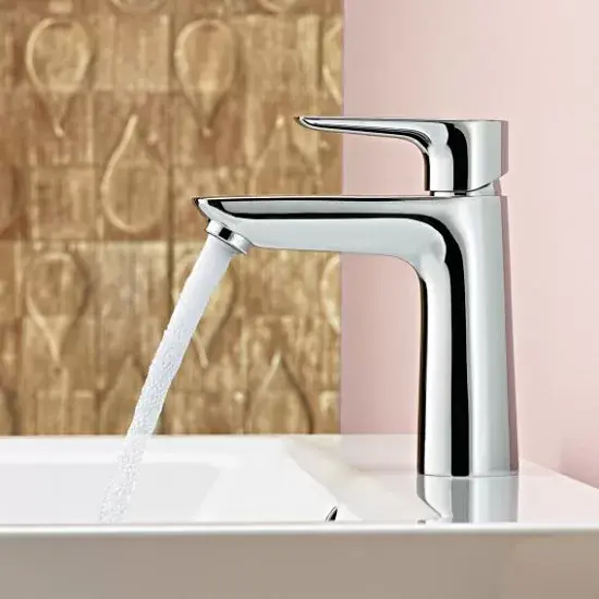 Baterie lavoar monocomanda 110 CoolStart, cu ventil pop-up, crom, Hansgrohe Talis E 71713000 Ofertă specială