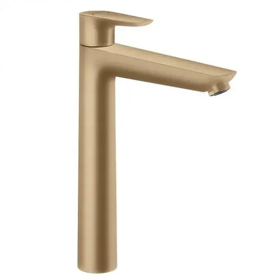 Baterie lavoar monocomanda inalta 240, fara ventil, bronz satinat (brushed bronze), Hansgrohe Talis E 71717140 Bestseller