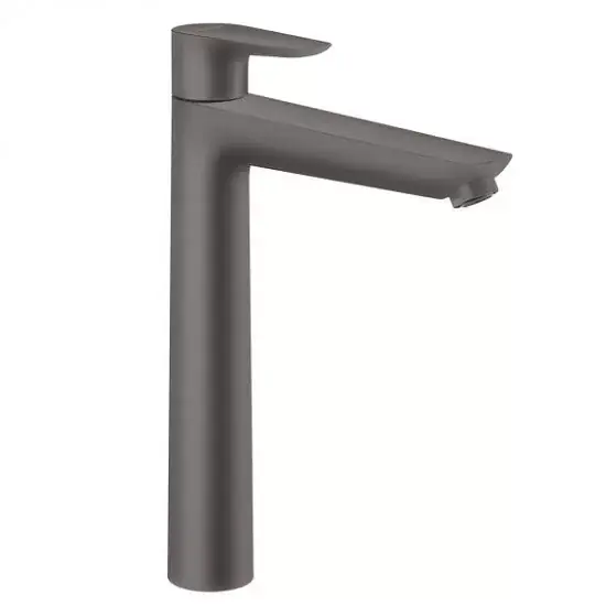 Baterie lavoar monocomanda inalta 240, fara ventil, antracit satinat (brushed black crom), Hansgrohe Talis E 71717340 Doar azi