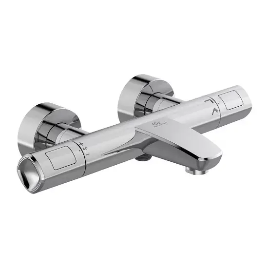 Baterie cada dus termostatata, crom, Ideal Standard CeraTherm T50 A7238AA Preț promoțional