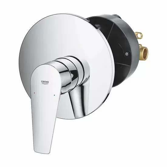 Baterie de dus incastrata, crom, Ideal Standard Grohe BauEdge 29078001 Lichidare de stoc