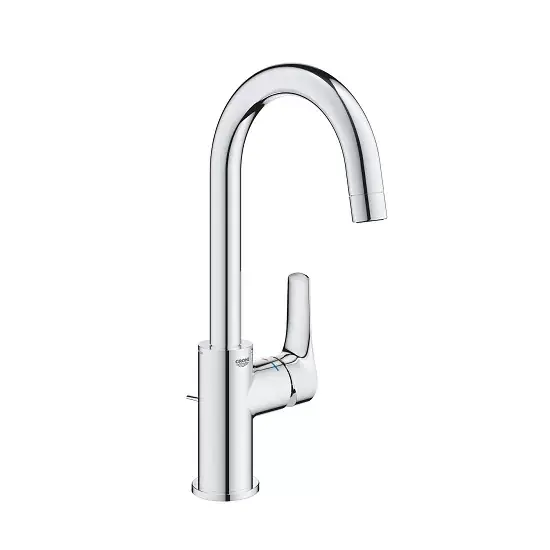 Reducere extra Baterie lavoar monocomanda, inalta L, cu ventil pop-up, crom, Grohe Eurosmart New 23537003