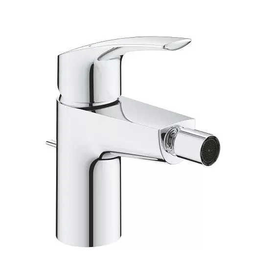 Baterie bideu monocomanda, cu ventil pop-up, crom, Grohe Eurosmart New 32929003 Reducere de preț