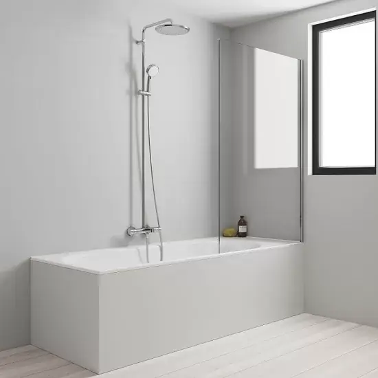 Sistem cada dus cu baterie termostatata, crom lucios, Grohe Tempesta Cosmopolitan 250 26672000 Doar azi