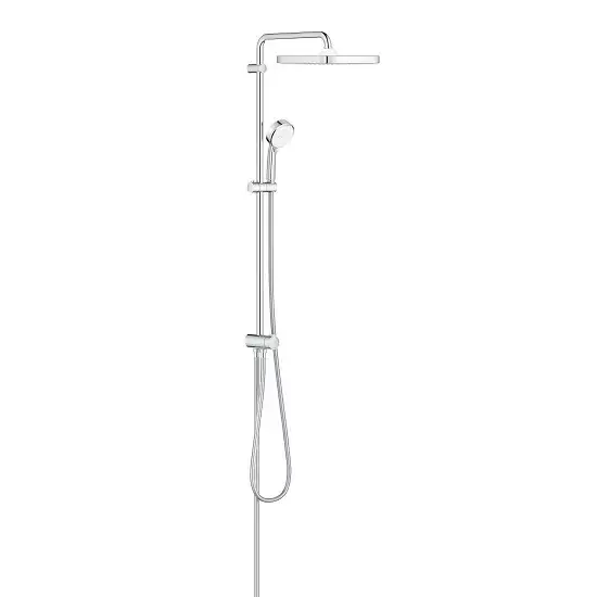Sistem de dus fix si mobil, cu divertor, crom, Grohe New Tempesta Cosmopolitan 250 Cube 26694001 Reducere de preț