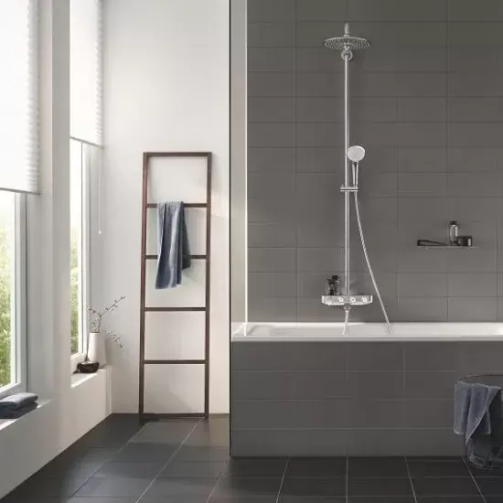 Preț promoțional Sistem cada dus, cu baterie termostatata, crom, Grohe Euphoria SmartControl System 260 Mono 26510000