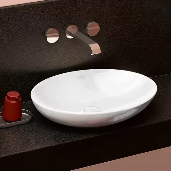 Doar azi Lavoar pe blat oval, 62 cm, alb, Villeroy & Boch Loop & Friends 4A480001