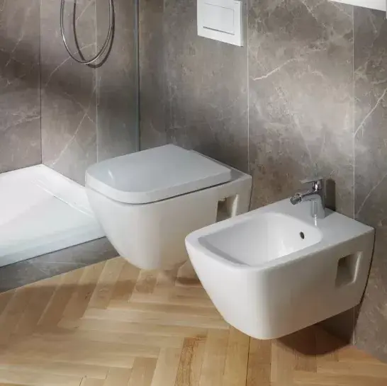 Bideu suspendat Geberit Selnova Square 501.547.01.1 Calitate înaltă