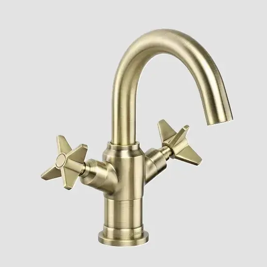 Baterie lavoar retro cu doua manere, bronz, Deante Temisto BQT_M20D Livrare expres