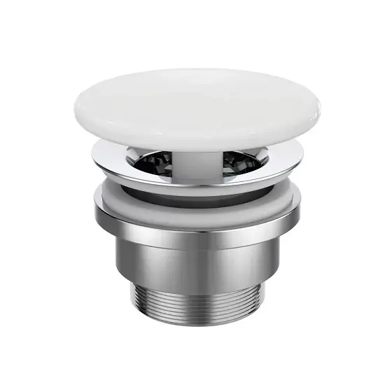 Vezi acum Ventil fix pentru lavoar, cu capac ceramic, alb lucios, Ideal Standard Ipalyss E211401