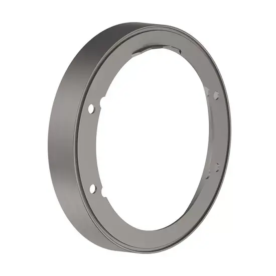 Element de extensie rotund, antracit satinat (brushed black chrome), Hansgrohe ShowerSelect 13597340 Noutate