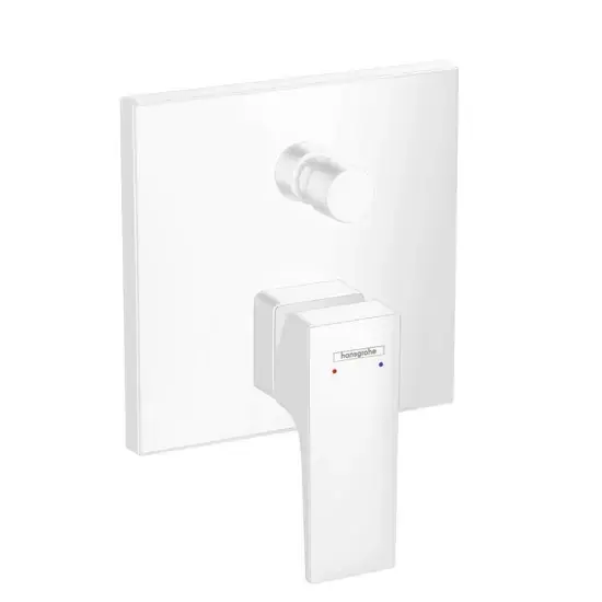 Baterie cada dus monocomanda incastrata, cu 2 functii, alb mat (matt white), Hansgrohe Metropol 32546700 Reducere specială
