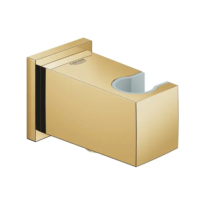 Livrare rapidă Fixfit cot de iesire, cu suport dus, auriu lucios (cool sunrise), Grohe Euphoria Cube 26370GL0