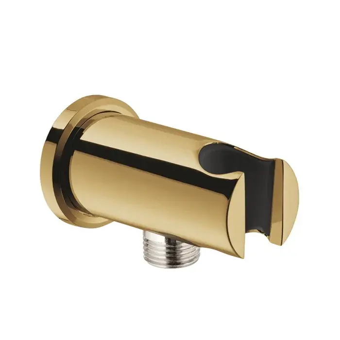 Expediere rapidă Fixfit cot de iesire, cu suport dus, auriu lucios (cool sunrise), Grohe Rainshower 26658GL0
