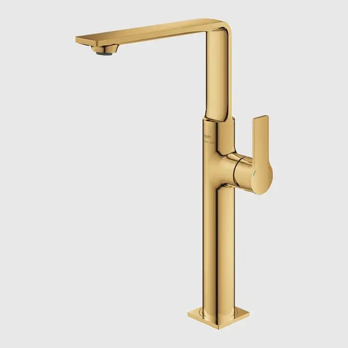 Baterie lavoar monocomanda inalta, marimea XL, cu ventil push to open, auriu lucios (cool sunrise), Grohe Allure 23403GL1 Nu rata