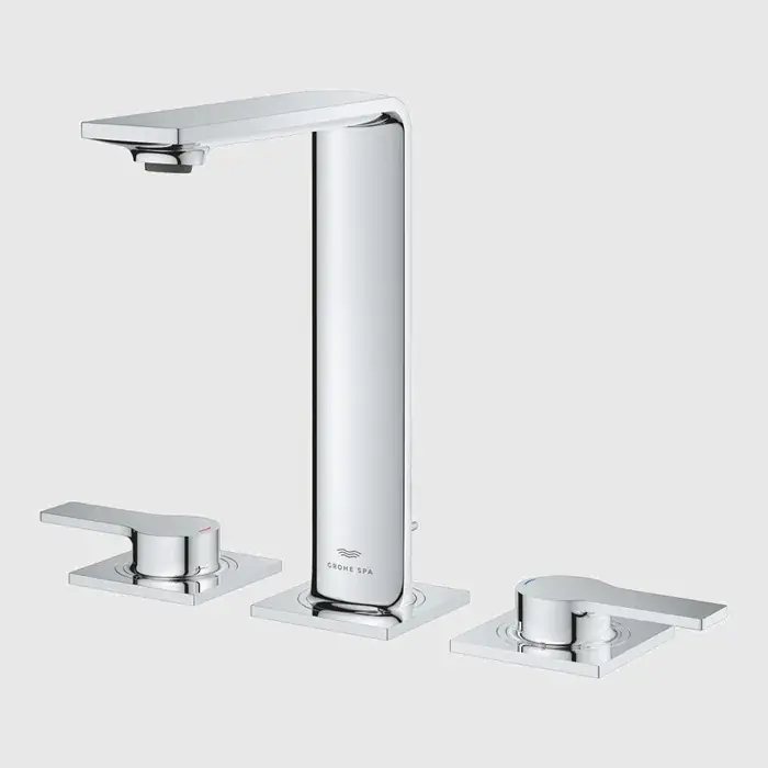 Reducere extra Baterie lavoar dubla comanda, marimea M, cu 3 orificii, crom lucios, Grohe Allure 20188001